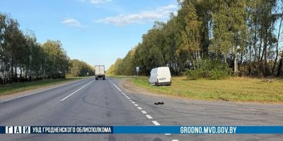 Мужчина выбежал на дорогу, а водитель Renault не успел затормозить. ДТП под Слонимом