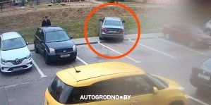 "Ну и фокусник, терпение заканчивается!" Посмотрите, как водитель сокращает путь к себе домой на Девятовке в Гродно