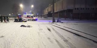 В Гродно молодой водитель устроил себе и AUDI экзамен по свежему снегу. Не сдал