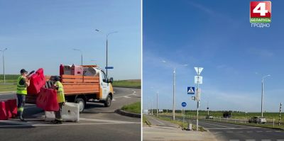 Плюс одна дорога: в Гродно открыли движение по новой дороге в Грандичах