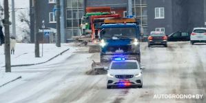 В Гродно объявлен план "Погода". Автомобили вдоль дорог лучше не оставлять