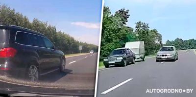 "Пришлось тормозить и смещаться к обочине": гродненцы делятся видео опасных обгонов на загородных трассах