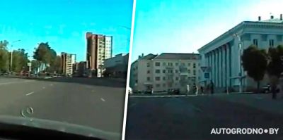"Как мало машин": гродненка опубликовала видео поездки по Гродно 2004 года