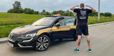 В такси Гродно появился Renault Talisman. Водитель рассказал, сколько зарабатывает и не жалко ли машину