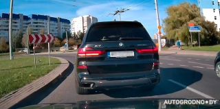 В Гродно случился спор с водителем BMW из Польши. Рассудите