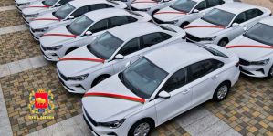 Милиция Гродно получила 49 новых автомобилей