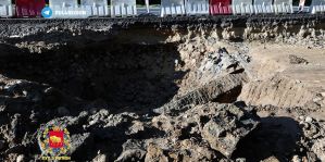 Под Зельвой при реконструкции автодороги Р-99 откопали танк времен Великой Отечественной