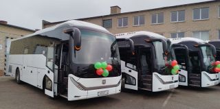 На смену маршрутке? В Гродно презентовали новые автобусы, которые будут работать на минском направлении