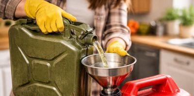 Женщина переливала бензин – пары вспыхнули. Все потушили без МЧС, но спасатели все равно приехали через день