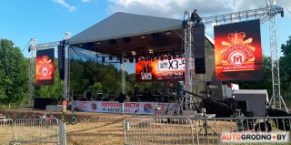 Под Гродно ставят большую сцену: готовятся к байк-фестивалю ХЗ-5