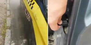 Женщина-таксист отказалась везти грубого клиента. Итог – в Лиде пострадала Lada