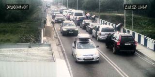 Очередь легкового транспорта в Польшу существенно увеличилась. Стоят и автобусы