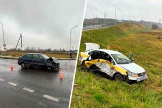 Под Скиделем столкнулись два автомобиля: пострадала девушка