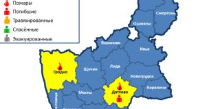 6 пожаров за сутки произошло в Гродненской области: горели дома, автомобили и дачи. Есть погибший