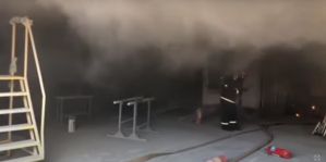 В покрасочной камере на предприятии в Лиде произошло загорание