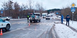 В Гродно на въезде со стороны Лососно сбили женщину: водитель не остановился перед пешеходным переходом