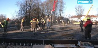 Как продвигается бетонирование моста через Юрисдику? Основная сложность – стесненные условия