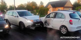 За 2 часа – 5 ДТП. Вот такое осеннее утро в Гродно