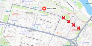 Участок улицы Гагарина закрыли для движения до конца лета