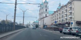 Улицу Стефана Батория в Гродно закрывают для движения транспорта