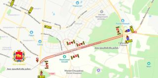 "Бетонку" в сторону Ольшанки закрывают для расширения. Почти на полгода. Дата