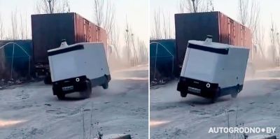 В Китае беспилотные грузовики стали мемом – ездят как в игре Grand Theft Auto