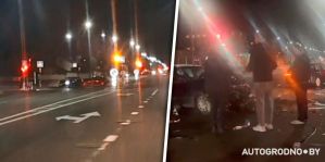 Момент серьезной аварии на Белуша попал на видео. Показываем