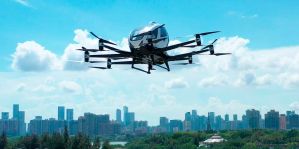 Китай первым в мире разрешил перевозить людей на беспилотных аэротакси