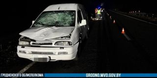 Пешеход с обочины в темноте выскочил прямо под автомобиль и погиб