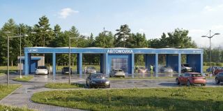 В Грандичах планируют построить автомойку с местами для зарядки электричек. Объявлены общественные обсуждения