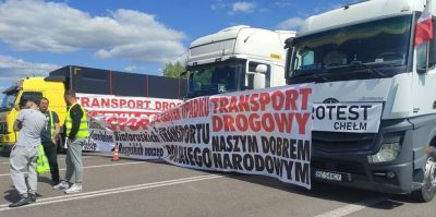 Польские дальнобойщики заблокировали последний погранпереход на границе с Беларусью