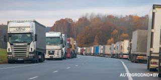 Беларусь ограничила движение литовских грузовиков на границе