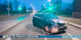Сморгонь: мальчик перебегал на красный и попал под KIA