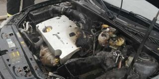 В Гродно на Белуша горел SAAB. Предполагаемая причина пожара?