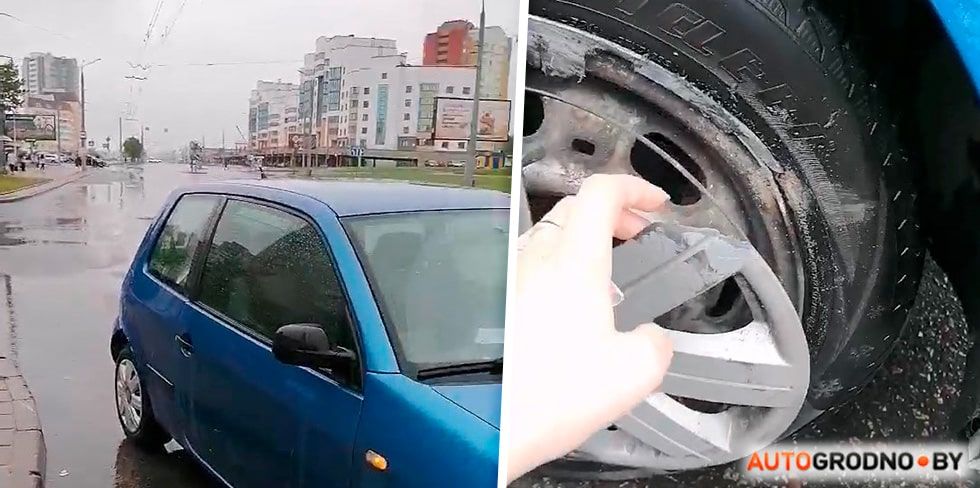 "Еще долго тряслись руки": белый Hyundai отправил в бордюр синий Seat и скрылся