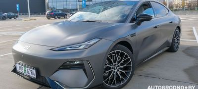 Превью фото к статье Протестировали с автоподборщиком из Гродно новый электромобиль Geely E8: обзор с подъемником и толщиномером...