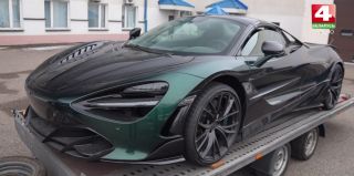 Люксовый McLaren за 260 тысяч евро пытались незаконно ввезти в Беларусь. Автомобиль конфисковали в доход государства