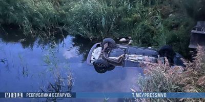 В ДТП на Гродненщине погибли двое мужчин: автомобиль оказался в мелиоративном канале