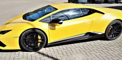 Литовский пенсионер ехал на угнанном в Германии Lamborghini Huracan в Беларусь