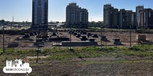 В жилой район на Лидскую вернулись строители. Там построят торговый центр