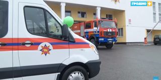 Гродненские спасатели стали первыми в стране. Автопарк пополнился 6-ю служебными автомобилями