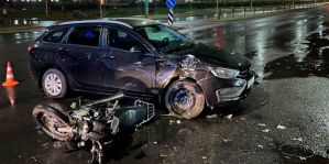 В Гродно произошло серьезное ДТП с участием 18-летнего мотоциклиста