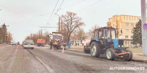 В Гродно начинает сезон ремонта дорог. Первая улица в списке дорожников: Врублевского